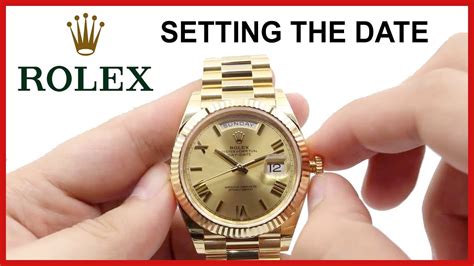 How to Set the Time for the Rolex Datejust .